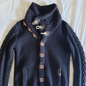 Leif Nelson Men's Knit Sweater Cardigan XL